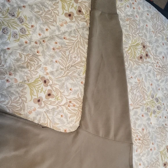 Women's Taupe Half-Zip Sweater - Picture 4 of 6